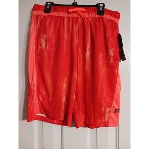 NWT Boys Russell Orange Printed Performance Shorts Size XXL (18)
